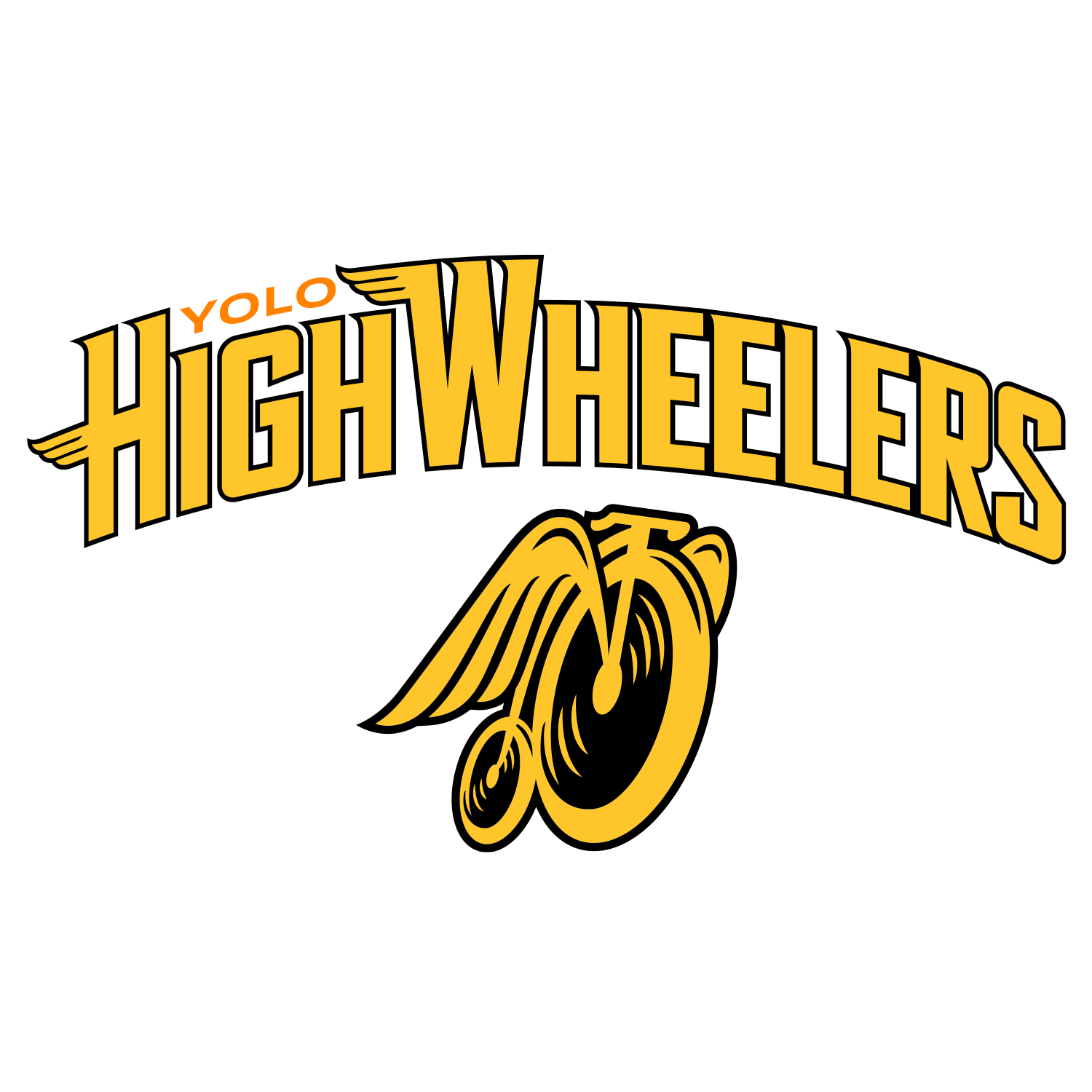 Yolo High Wheelers logo